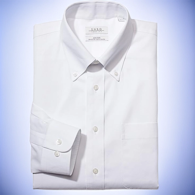Enro Men's Classic Fit Big-Tall Solid Button Down Collar Dress Shirt